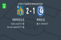 韦斯特洛女足2-1逆转根特女足，ilse van walsem、imani prez破门