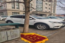 相关单位回应锦旗被扔垃圾桶旁 误会已致歉