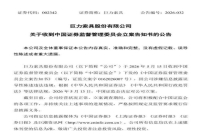 巨力索具被立案调查 信息披露违规引关注