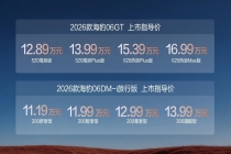12.89-16.99万，“年轻人第一台GT”比亚迪2026款海豹06GT上市！