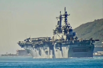 外媒曝多艘美军舰增援中东 海军陆战队加强部署
