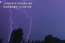 摄影师拍到拔地而起的“上行闪电” 罕见画面引关注
