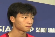 U17国足球员赵松源谈进球后被换下 体能状况影响决策
