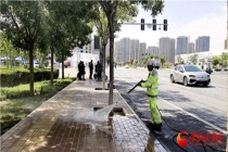 兰州精整城市环境护航兰马赛 赛道焕新迎赛事