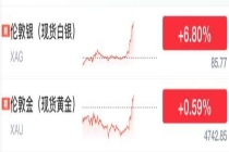 现货白银直线拉升 暴涨约7%引发关注