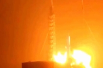 美火箭点火测试发生爆炸 新格伦火箭故障引发巨大爆炸