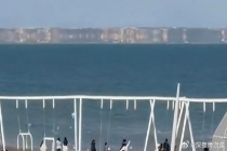 秦皇岛现海市蜃楼奇观 罕见带状蜃景引发惊叹