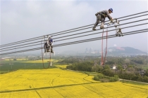 电网工程施工忙