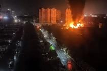 当地通报杭州废品站起火爆炸 巨响照亮夜空