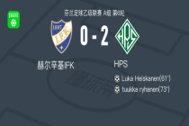 HPS2-0赫尔辛基IFK取芬乙3连胜，Luka Heiskanen破门，tuukka ryhanen锦上添花
