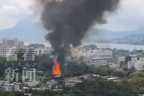 香港大埔一回收场爆炸 3人烧伤
