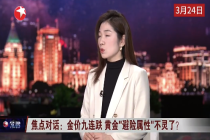 金价连跌，避险属性为何不灵了？