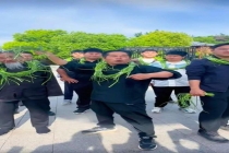 河南万岁山景区“套圈送蒜薹”：创意助农获赞