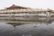 故宫天坛雨中尽显水墨诗意 古韵新生