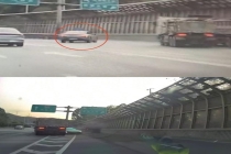 小车强行变道致三车相撞 司机全责警示他人