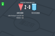 洛斯安第斯2-0科尔多瓦竞技，Julián Rodríguez Vuotto建功，纳瓦斯锦上添花